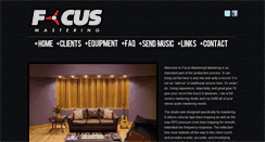 Desktop Screenshot of focusmastering.com